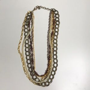 Beautiful multi chain necklace